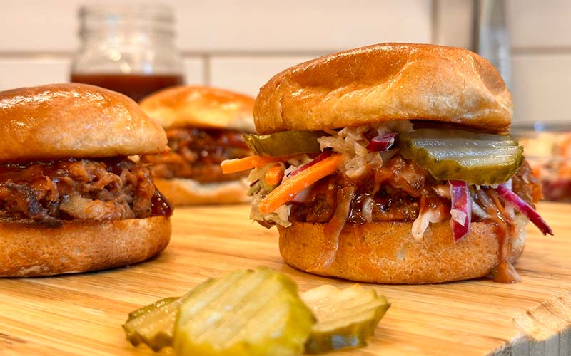 Pulled pork sandwiches